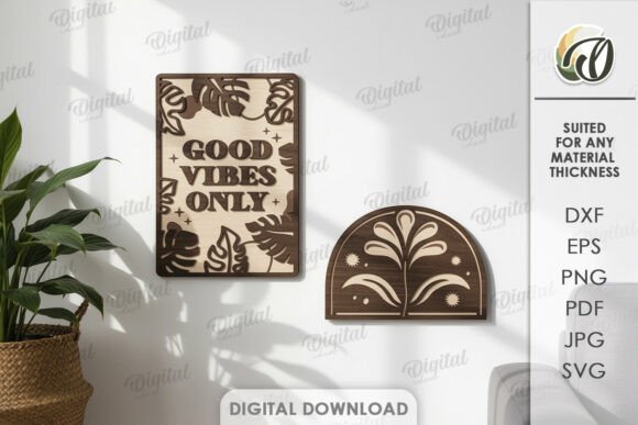3D Layered Boho Wall Decors Laser Cut