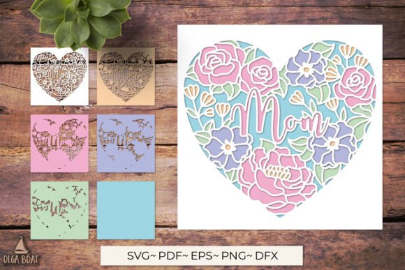 3D Mom Floral Heart SVG Layered Papercut: A Guide to Flawless Creations