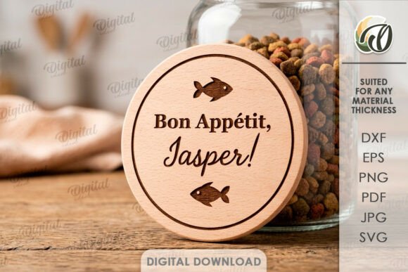 3D Pet Treats Jar Lid Laser Cut: A Digital Design Guide