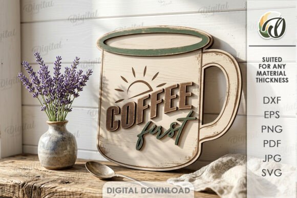 3D Rustic Kitchen Cutting Board Laser
