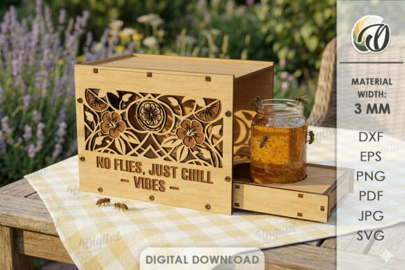 3D Summer Fruit Fly Trap Box Laser Cut: A Stylish Solution for Your Home