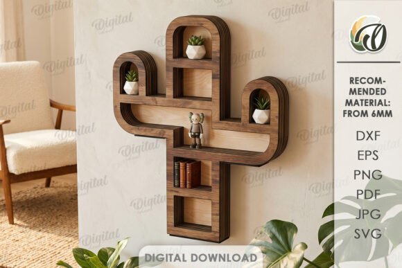 3D Wall Shelf Laser Cut Design Guide