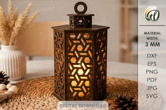 Evaluating the 3D Decorative Lantern Laser Cut Design