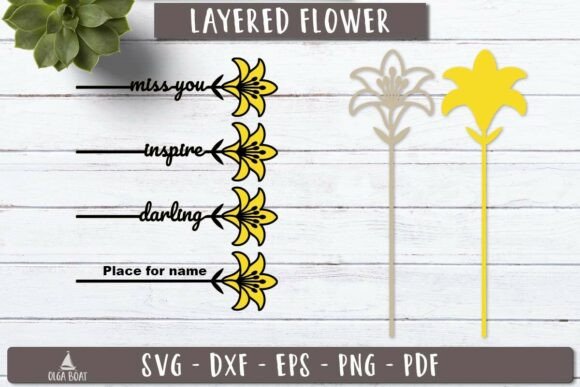 Evaluating the Lily Flower Name SVG 3d Layered Laser Design for Professional Crafts