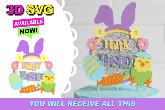 Happy Easter Shaker Cake Topper 3D SVG: A Practical Guide to Design and Execution