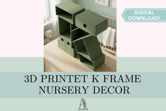 Letter K Organizer STL 3D Print: A Modern Solution for Personalized Storage