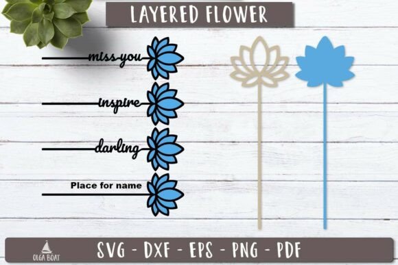 Lotus Flower Name SVG 3d Layered Laser: A Guide to Custom Handmade Projects