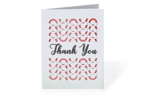 Thank You 3D Fold and Tuck Card SVG