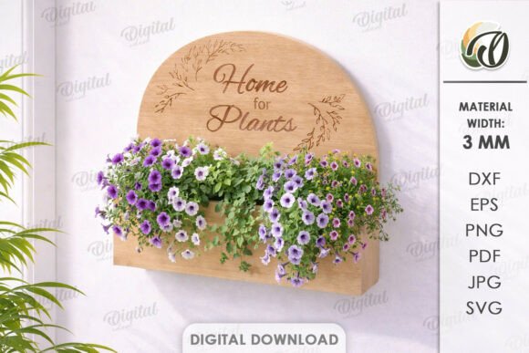 Transform Your Space with a 3D Planter Box Laser Cut Design