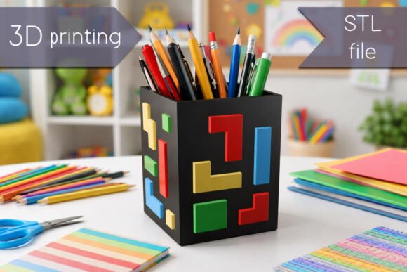 Transforming Workflows: The Rise of the Custom Desk Organizer STL File and 3D Pen Holder